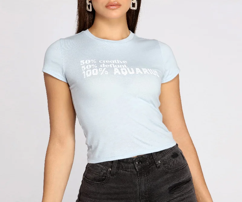 100% Aquarius Tee