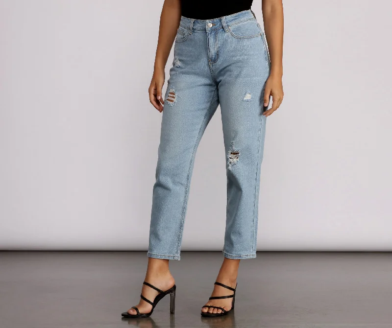 Casual Vibes High Waist Jeans