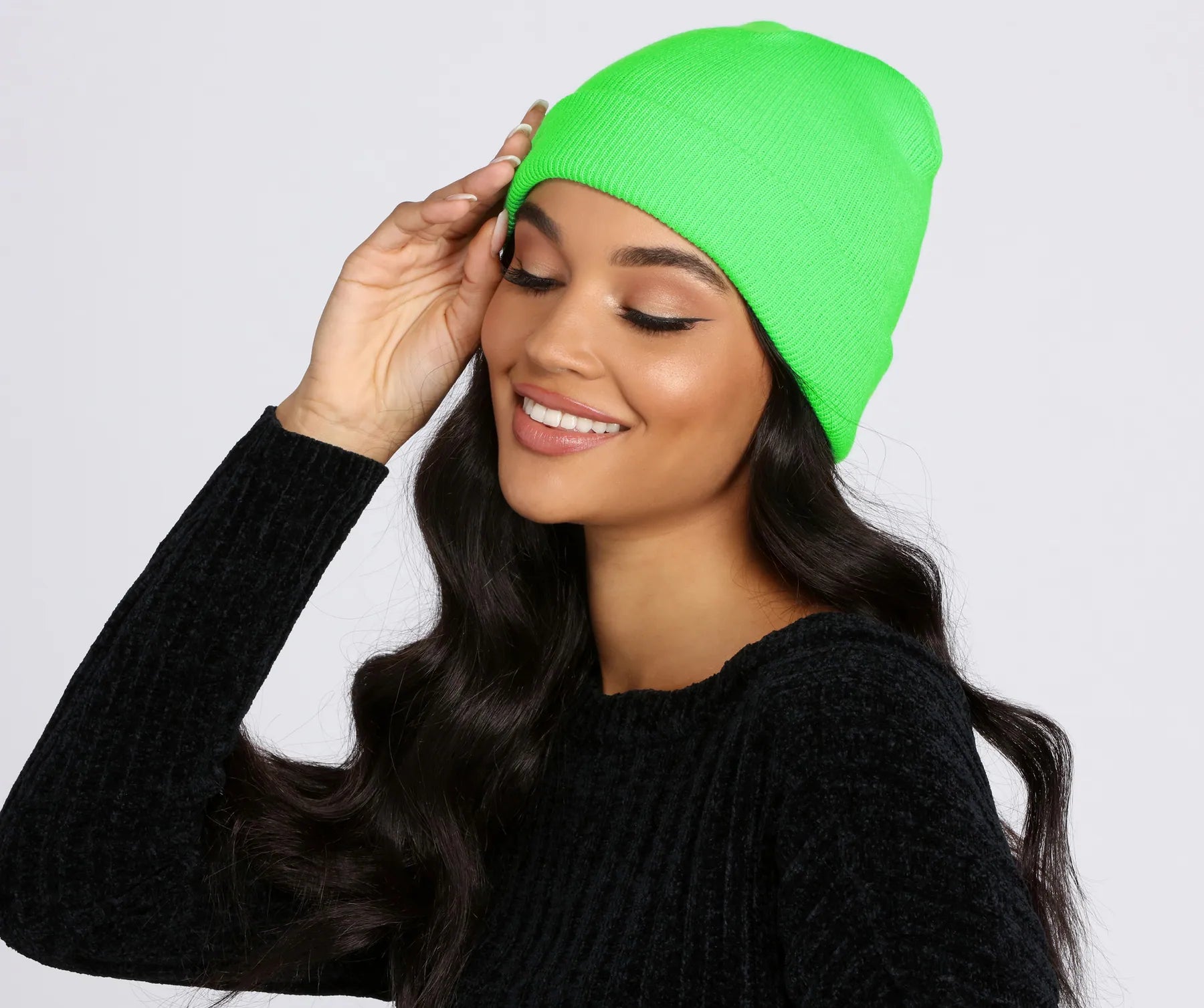 Pop Of Color Neon Beanie