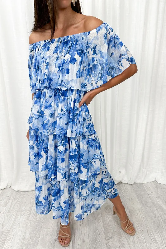 draft-Blue Floral Print