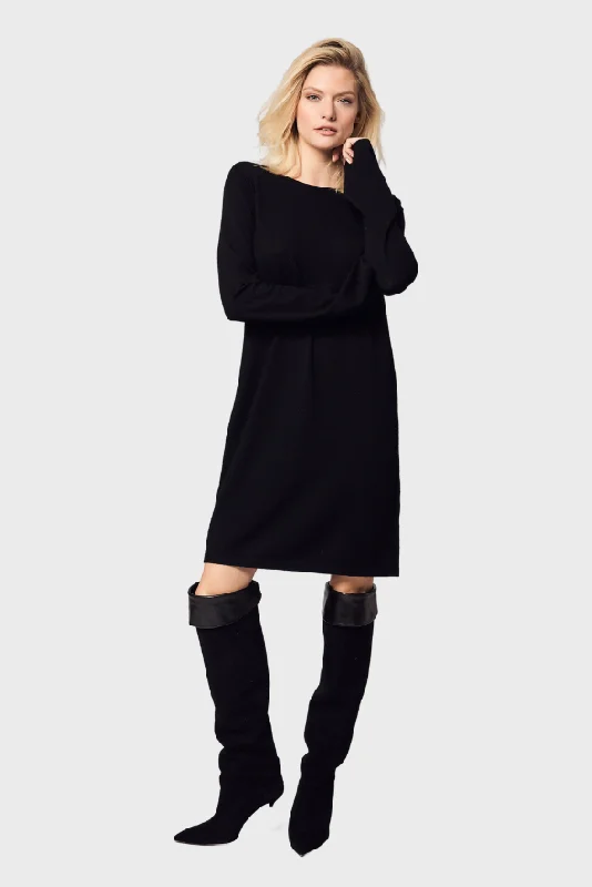 Wide Sleeved SuperFine Merino Wool Dress