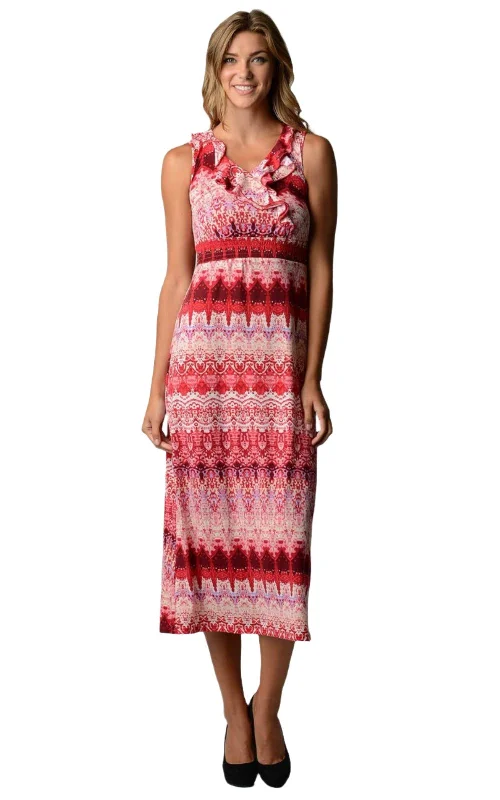 Women's Ruffle Maxi Dress