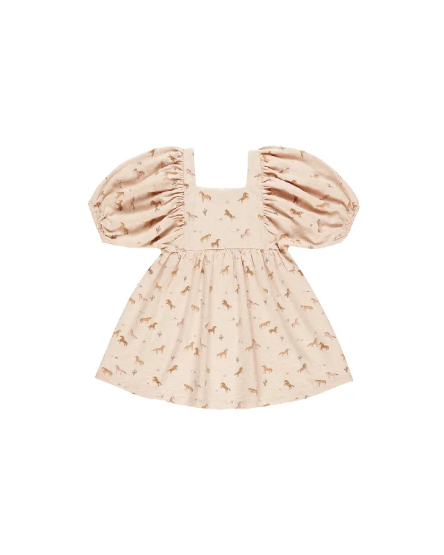 Brea Baby Dress - Horses