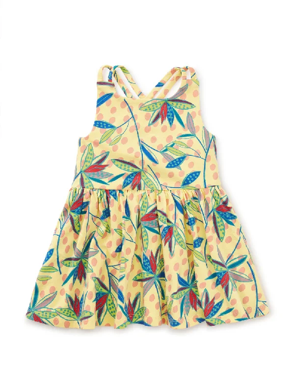 Strappy Back Skirted Baby Dress -  Bird of Paradise