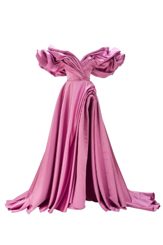 PINK VOLUME SCULPTED GOWN