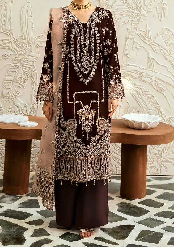 Ramsha Pakistani Luxury Velvet Dress