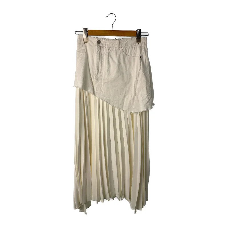 AULA(AULA AILA)/Long Skirt/1/White/Cotton/1211-07056