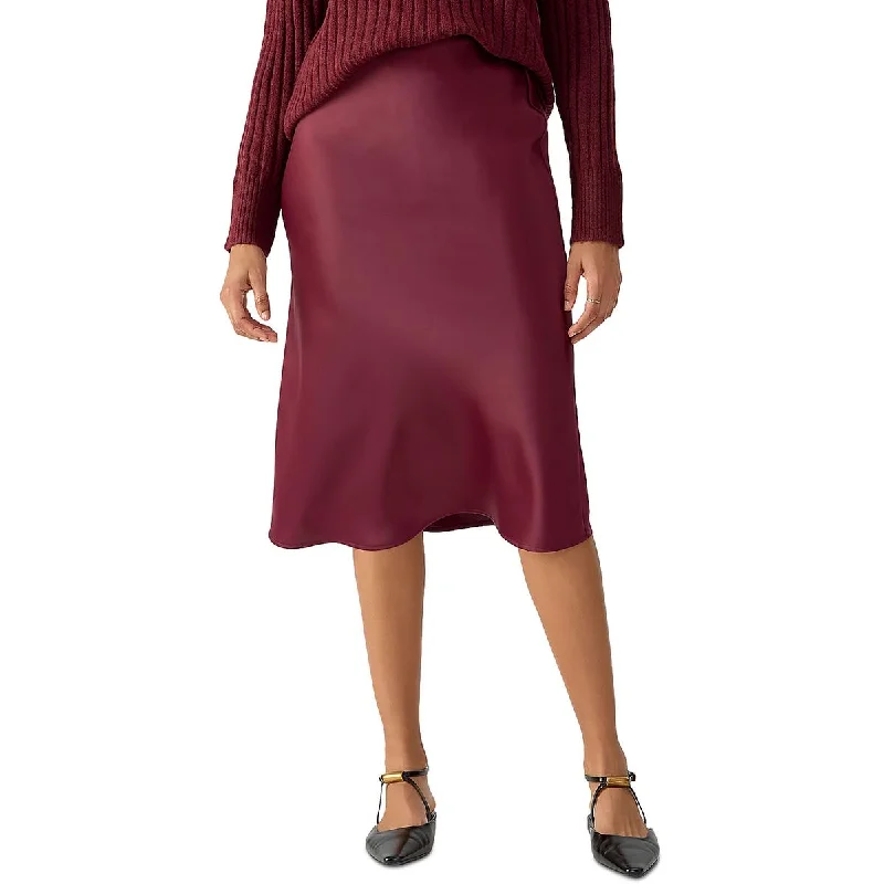 Sanctuary Womens Below Knee Pull On Midi Skirt